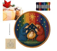 Kit De Bordado De Navidad Creación Artística Manual De La Natividad