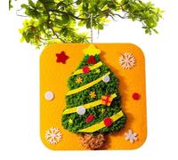 Kit de bordado de Navidad | DIY temática de Navidad proyectos de artesanía bordado kit de costura para niñas niños niños principiantes edad 4 - 12 años