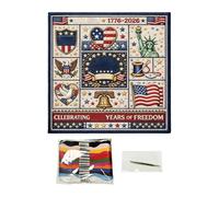 Kit de bordado hecho a mano, juego de costura - juego de bordado simple - para mujeres, hombres, principiantes, aficionados, entusiastas, familiares, amigos y colegas regalo