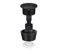 Kit de botón de descarga for inodoro, válvula de descarga doble, botón de repuesto for tapa de cisterna de 20mm y 40mm, botón de tanque de inodoro(Black)