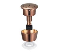 Kit de botón de descarga for inodoro, válvula de descarga doble, botón de repuesto for tapa de cisterna de 20mm y 40mm, botón de tanque de inodoro(Rose gold)
