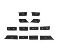 Kit de botón de interruptor de calefacción de aire acondicionado de 12 piezas para BMW Serie 5 para F07 para F10 F11 OEM 61319313923, compatible con el equipo original y diseñado para un aspecto