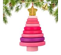 Kit de Botones de Bricolaje del árbol de Navidad: botón Reutilizable, apilado, manualización Familiar deleite | Ornamentos de Navidad creativos para el Patio de Ventanas de jardín de Porche Holiday