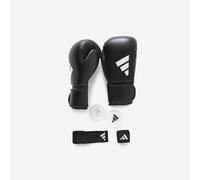 Kit de Boxeo adidas V2 negro (guantes + vendas + protector bucal) 8 OZ