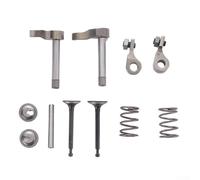 Kit de brazo basculante de válvula de motor de metal de 11 piezas para cortacésped GX35 y GX140, cortasetos, taladros de tierra, compatible con pequeñas herramientas de jardín a gas