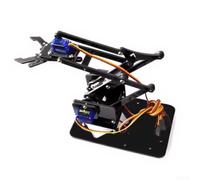 Kit de brazo robótico DIY para práctica de soldadura, conjunto de montaje de electrónica acrílica con placa de circuito y componentes para educación STEM y proyectos creativos