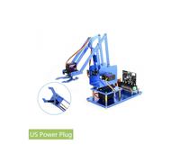 Kit de brazo robótico metálico Waveshare de 4 grados de libertad para Micro:Bit, Bluetooth, enchufe estadounidense 16253 Regalo sorpresa
