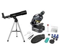Kit de Bresser National Geographic: Telescopio 50/360 AZ y Microscopio 40-640x Base color 62x36x15 cm.
