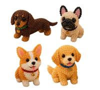 Kit de bricolaje con animales con cuentas 3D - Simpático juego artesanal con cuentas de animales 3D, kits de bricolaje con animales con cuentas con instrucciones | Kit artístico para principiantes