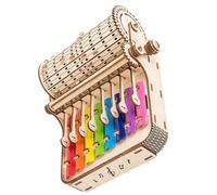 Kit de bricolaje de 8 tonos, caja de resonancia colorida, percusión Glockenspiel manual única Kit De Glockenspiel Profesional