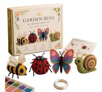 Kit de bricolaje de animales con cuentas 3D, kit de cuentas con temática de animales 3D, juego de manualidades de bordado fácil con 4 bonitos diseños, completo con instrucciones (idioma español no