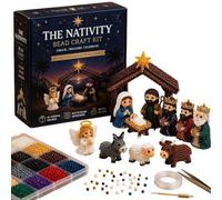 Kit de bricolaje de animales con cuentas 3D, kit de cuentas con temática de animales 3D, juego de manualidades de bordado fácil con 4 bonitos diseños, completo con instrucciones (idioma español no