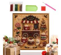 Kit De Bricolaje De Navidad, Arte De Pared De Perlas 3D Con Decoración
