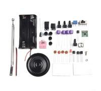 Kit de bricolaje de radio FM, pantalla de tubo digital, módulo receptor de radio estéreo FM, kits de práctica de soldadura electrónica para aprendizaje de soldadura (sin estuche)