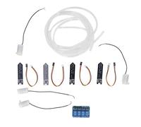 Kit de Bricolaje de Riego Automático, Placa de Desarrollo + 4 Sensores de Humedad del Suelo + Relé de 4 Canales + Bomba de Agua de 4 Piezas + Tubería de 4 M para Planta en Maceta de Jardín
