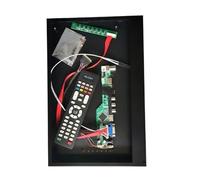 Kit de bricolaje for B156RW01/LP156WD1/N156O6 con carcasa metálica y placa controladora, matriz 1600*900, USB+AV+HDMI+VGA, señal analógica for TV de 15,6", LVDS de 40 pines(LP156WD1-TLD2 x Case)