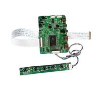 Kit de bricolaje for LP133WH2 M133NWN1 N133BGE, placa controladora EDP de 30 pines con micro USB y carcasa metálica, pantalla portátil de 13,3" con resolución mini-HDMI 1366*768(N133BGE-EAB and Case)