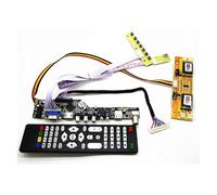 Kit de bricolaje for placa controladora LCD, placa controladora LCD for TV de 23" con puertos HDMI, VGA, AV, USB y audio. Compatible con LTM230HT01 y LM230WF1 (1920 x 1080). Piezas de repuesto for TV.