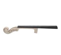 Kit de bricolaje for violín con diapasón de ébano y cuello de violín de arce de tamaño 4/4 con desplazamiento tallado a mano