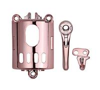Kit de bricolaje para cortadora de pelo inalámbrica, elegante y kit de repuesto de cubierta de motor, incluye interruptor de encendido y barra ajustadora, 4 colores disponibles, alta temperatura, oro