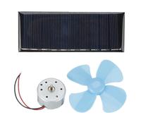 Kit de bricolaje para experimento pequeño panel solar pequeño ventilador generación de energía modelo físico paquete de materiales