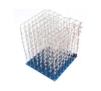 Kit de Bricolaje para Soldar Cubos de Luz LED 3D de 8x8x8, 4,5-5,5 V, Cuadrado, para Soldar Cubos, Placa PCB LED