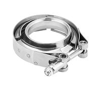 Kit de brida de abrazadera de banda en V de escape de 2 pulgadas de acero inoxidable para tubos de bajada de escape turbo(2 Inches)