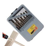 Kit De Brocas De Taladro Helicoidales De Acero,Herramienta De Perforación De Metales Anti-Deslizantes | Destornillador Manual Portátil Práctico Para Uso Industrial Doméstico Y Mecánico