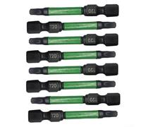 Kit de brocas Torx de 10 piezas de vástago hexagonal para sujetadores T20 y T25 compatibles con controladores eléctricos y manuales comunes (para t20)
