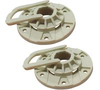 Kit de buje accionado por cesta W10528947 actualizado 2023 compatible con arandelas May-tag Whirlpo.ol Ken.more para AP5665171 W10396887 W10528947VP PS6012095 (paquete de 2)