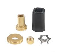 Kit de buje de hélice de repuesto para Mercury para Mariner para motores MerCruiser, sistema modular Flo-For II, montaje de tuerca de 15 puntos, goma de cobre inoxidable, se adapta a fueraborda de 60