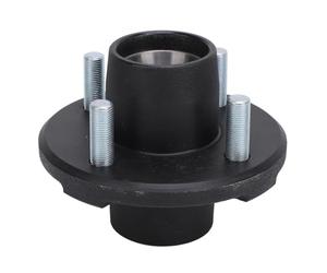 Kit de Buje de Remolque de 4 en 4 Pulgadas de 2000 Libras Kit de Buje Tensor de Remolque con Rodamiento de Carga Alta Estable para Husillos Rectos de Remolque de 2000 Libras de 1