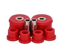 Kit de bujes de brazo de control delantero poliuretano negro rojo PQY-CAB01 para Beetle (Car) (Car) 1985-2006(Red)