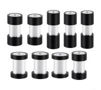 Kit de bujes de choque trasero de aleación de aluminio con bujes de suspensión y accesorios de montaje para amortiguadores de 14 mm de ancho (42 mm)