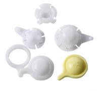 Kit de bujes de enlace para limpiaparabrisas de coche, construcción de plástico que garantiza una limpieza suave y confiable, juego completo de ajuste que mejora la visibilidad para la mayoría de los