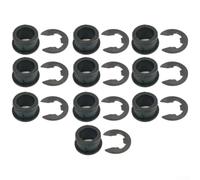 Kit de bujes de goma de palanca de cambios de 10 piezas - para Toyota - para Corolla 2003-2008 - para Sienna 2004-2010 reemplaza 33835-08010 Pieza de reparación de cable de cambio de transmisión