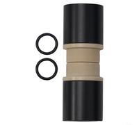 Kit de bujes DU de amortiguador trasero de bicicleta para Fox y para RockSHOX, rodamientos de repuesto de aleación de aluminio con almohadillas de goma, compatible con ancho de choque de 12,7-14 mm