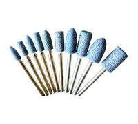 Kit de cabezal de pulido, rueda de pulido de piedra - Kit de cabezal de pulido multifuncional,Herramienta de pulido 10x azul, accesorios polacos para amoladora eléctrica, taladro de mano eléctrico