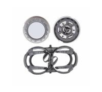 Kit de cabezales de afeitado con soporte de montaje ABS de repuesto PQ182 PQ183 PQ206, compatible con Philips PQ182 PQ183 PQ206, cuchillas de afeitar universales de acero inoxidable