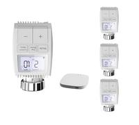 Kit de cabezales termostáticos conectados ZigBee Universal con pantalla LCD - SILAMP