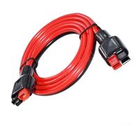 Kit de cable conector de 14 AWG, adaptador de corriente rojo y negro de 50 cm/100 cm para carretilla elevadora, batería EV y equipos industriales (50 cm)