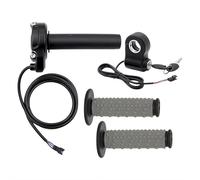 Kit de cable de agarre del acelerador de Ebike, acelerador de giro completo para Ebike, aceleradores Ridstar Q20 para scooter con encendido con llave y agarres ergonómicos antideslizantes para