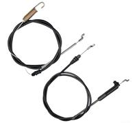 Kit de cable de tracción y freno de repuesto compatible con Toro para cortacéspedes recicladoras de 22 pulgadas con construcción de goma y metal para operaciones seguras y eficientes de cuidado del