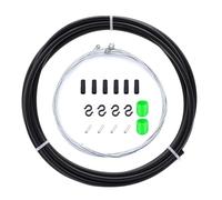 Kit de Cable y Carcasa de Freno y Desviador para Bicicleta de Carretera y Montaña MTB (Negro)