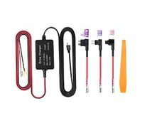 Kit de Cableado de Dashcam, Kit de Cableado de Dash Cam MINI Adaptador USB Alta Seguridad 12V-30V a 5V Ampliamente para Mirror Cam GPS Navigator Radar Detector