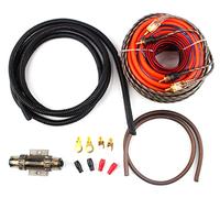 Kit de Cableado para Altavoces Profesional para Coche 6GA RCA hasta 600W Amplificador y Subwoofer