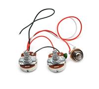 Kit De Cableado Precableado Para Bajo PB/JB Para Guitarra Precision Bass Potenciómetros Grandes De 250 K Conector De 1/2 Volumen Y 1 Tono(1V1T)