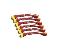 Kit de cables de alimentación (6 unidades), con bloqueo, C19 A C20, 1.8M, Rojo