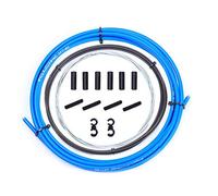 Kit de cables de desviador de bicicleta, juego de carcasa de cable de cambio de bicicleta para bicicleta de carretera MTB, kit de reemplazo de cable de desviador (azul)