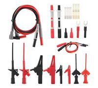 Kit de cables de multímetro, 24 piezas P1300E Juego de cables de prueba reemplazables multifunción con varillas de mesa de prueba para pruebas de multímetro eléctrico digital